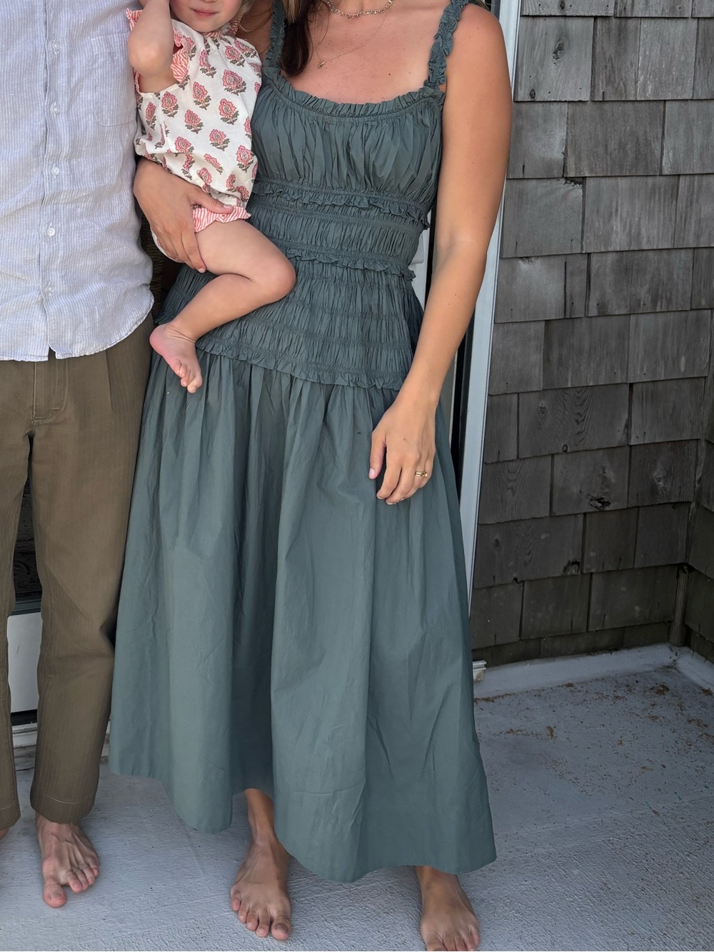 Doen Marianne Smocked Midi Dress
